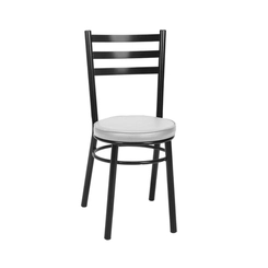 Par de Cadeiras Fixas Tre Paroni Ref89 Preto/Branco SE