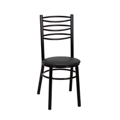 Par de Cadeiras Fixas Tre Paroni Ref82 Preto SE