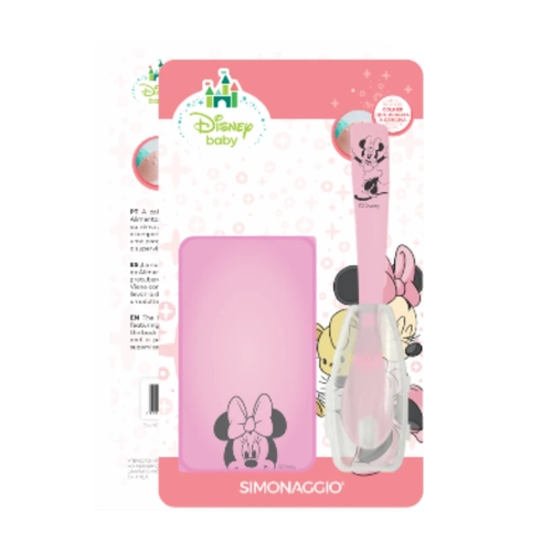 Kit Lancheira Infantil Simonaggio Minnie 3 Peças Rosa