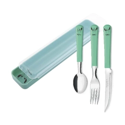 Kit Lancheira Infantil Stitch Simonaggio 4 Peças Verde