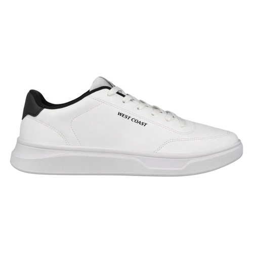 Sapatênis Masculino West Coast Sunset Branco com Detalhes em Preto