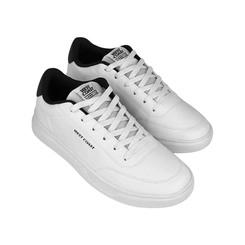 Sapatênis Masculino West Coast Sunset Branco com Detalhes em Preto