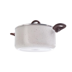 Conjunto de Panelas Smart Plus Multiflon Brinox 4774/101 5 Peças Vanilla