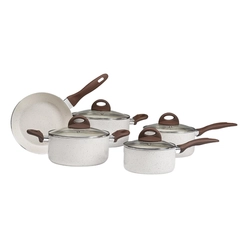 Conjunto de Panelas Smart Plus Multiflon Brinox 4774/101 5 Peças Vanilla