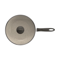 Panela Wok Multiflon com Tampa 4,1L 7244/374 Vanilla