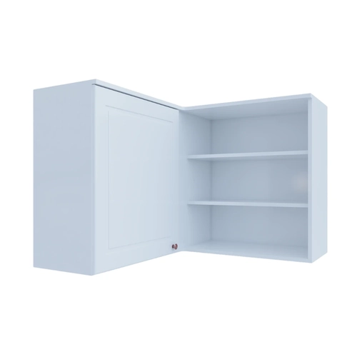 Aéreo de Canto 88cm Móveis Canção 1 Porta e Nichos Branco SE