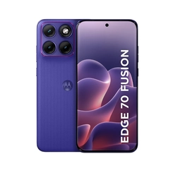 Smartphone Motorola Edge 70 Fusion 256GB 8GB RAM tela 6,8" Câmera 50MP OIS + 13MP e selfie 32MP Roxo
