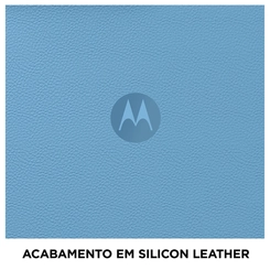 Smartphone Motorola G17 256GB 4GB RAM Tela 6.7" Câmera 50MP + 5MP e Selfie 32MP Azul Claro