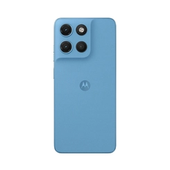 Smartphone Motorola G17 256GB 4GB RAM Tela 6.7" Câmera 50MP + 5MP e Selfie 32MP Azul Claro