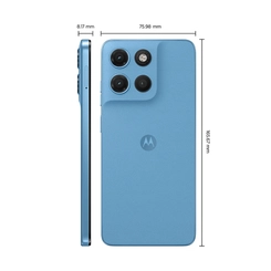 Smartphone Motorola G17 256GB 4GB RAM Tela 6.7" Câmera 50MP + 5MP e Selfie 32MP Azul Claro