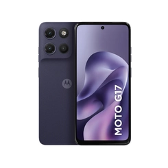 Smartphone Motorola G17 128GB 4GB RAM Tela 6.7" Câmera 50MP + 5MP e Selfie 32MP Roxo