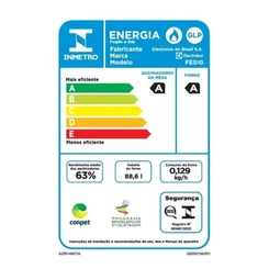 Fogão 5 Bocas Mesa Inox Tripla Chama Electrolux Efficient FE5IG Prata Bivolt