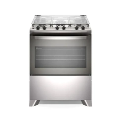 Fogão 5 Bocas Mesa Inox Tripla Chama Electrolux Efficient FE5IG Prata Bivolt