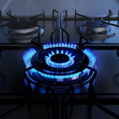 Fogão 5 Bocas Mesa Inox Tripla Chama Electrolux Efficient FE5IG Prata Bivolt