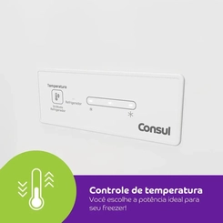 Freezer Horizontal 1 Porta 307L Consul CHA31MB Branco