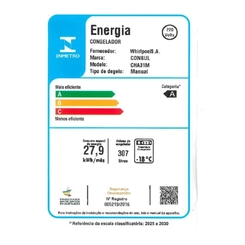 Freezer Horizontal 1 Porta 307L Consul CHA31MB Branco