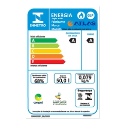 Fogão 4 Bocas Atlas Mônaco Plus 300002021 Branco Bivolt
