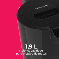 Chaleira Elétrica Cadence 1,9L CEL390 1850W Preto