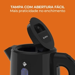 Chaleira Elétrica Cadence 1,9L CEL390 1850W Preto