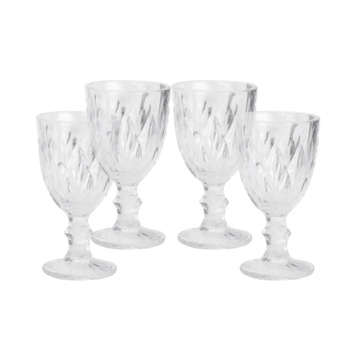 Conjunto de Taças 4 Peças 340ml Fratelli 319074 Vidro