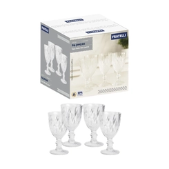 Conjunto de Taças 4 Peças 340ml Fratelli 319074 Vidro