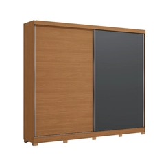 Guarda-Roupa 2 Portas Kappesberg CB03T583 Canela/Grafite SE