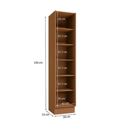 Paneleiro 50cm 1 Porta Linna Kappesberg T628 Canela/Verde Pistache SE