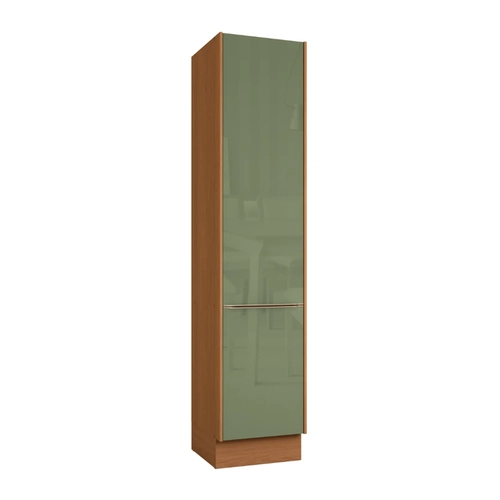 Paneleiro 50cm 2 Portas Linna Kappesberg T627 Canela/Verde Pistache SE