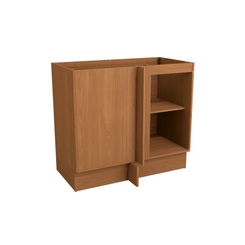 Balcão de Canto 1 Porta 98cm Vibra Kappesberg T626 Canela Super Brilho SE