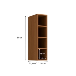 Aéreo Garrafeiro 20cm Vibra Kappesberg T641 Canela SE