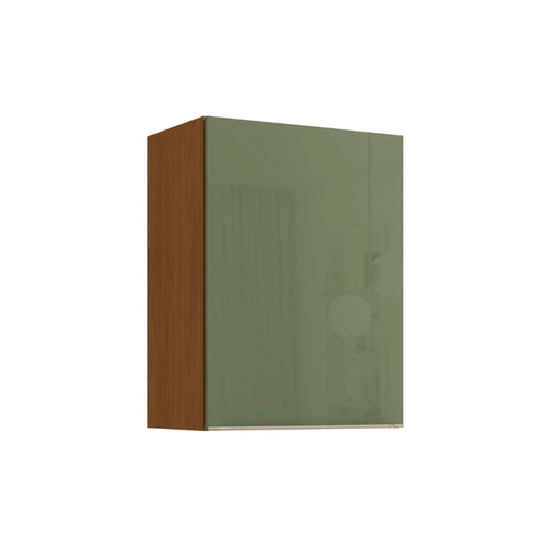 Aéreo 1 Porta 60cm Kappesberg Vibra T643 Canela/Verde Pistache Super Brilho SE