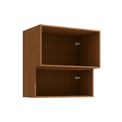 Aéreo 3 Portas 80cm Kappesberg Vibra T647 Canela/Verde Pistache Super Brilho SE