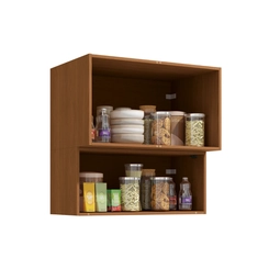 Aéreo 3 Portas 80cm Kappesberg Vibra T647 Canela/Verde Pistache Super Brilho SE