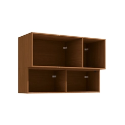 Aéreo 3 Portas 120cm Kappesberg Vibra T651 Canela/Verde Pistache Super Brilho SE