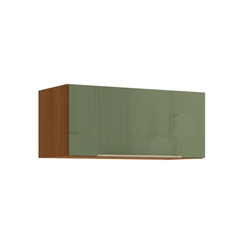 Aéreo 1 Porta 80cm Kappesberg Vibra T653 Canela/Verde Pistache Super Brilho SE