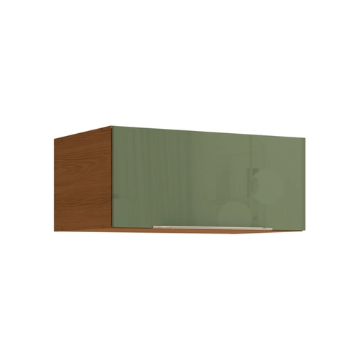 Aéreo 1 Porta 80cm Kappesberg Vibra T654 Canela/Verde Pistache Super Brilho SE