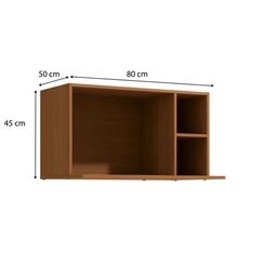 Aéreo Nicho Micro-ondas 50cm Kappesberg Vibra T655 Canela SE