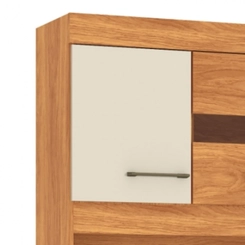 Cozinha Compacta Fellicci Laura 8 portas 2 Gavetas K120 Cinamomo/Off White SE