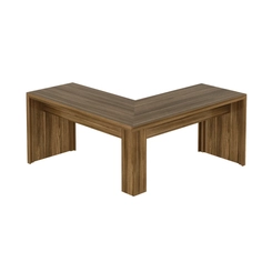 Mesa de Escritório Canto Tecnomobili ME4116.6 Nogal SE