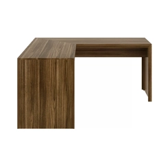 Mesa de Escritório Canto Tecnomobili ME4116.6 Nogal SE