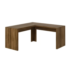 Mesa de Escritório Canto Tecnomobili ME4116.6 Nogal SE