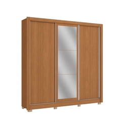 Guarda-Roupa 3 Portas Reversíveis Kappesberg CB04M570 Canela/Off White SE