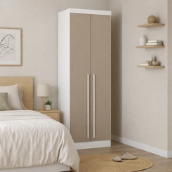 Guarda-Roupa 2 Portas 3 Gavetas Castro 3920A3 Branco Line/Duna SE