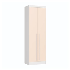 Guarda-Roupa 2 Portas 3 Gavetas Castro 3920A3 Branco Line/Blush SE
