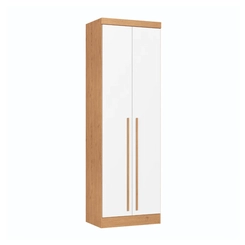 Guarda-Roupa 2 Portas 3 Gavetas Castro 3920A3 Cedro/Branco Line SE
