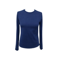 Blusa Térmica Feminina Básica Casual Free Azul Marinho