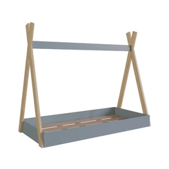 Cama Cabana Montessoriana Completa Móveis CCM003 Itapuã/Azul SE