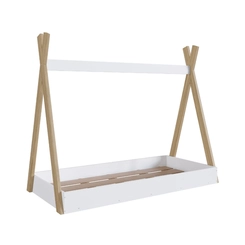 Cama Cabana Montessoriana Completa Móveis CCM003 Itapuã/Branco SE