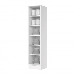 Cristaleira 1 Porta com Vidro Henn Americana C373-05 Branco HP SE