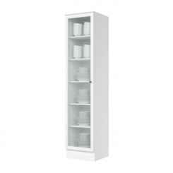Cristaleira 1 Porta com Vidro Henn Americana C373-05 Branco HP SE